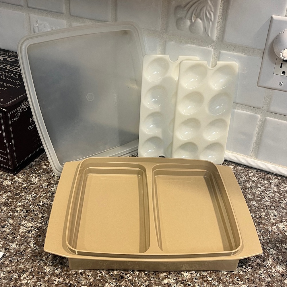 Tupperware deviled egg case - Picture 1 of 8